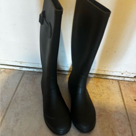 MARC JACOBS Rubber Rain Boot Marc Jacobs wedge wellies flat shoes calf high - Picture 5 of 7